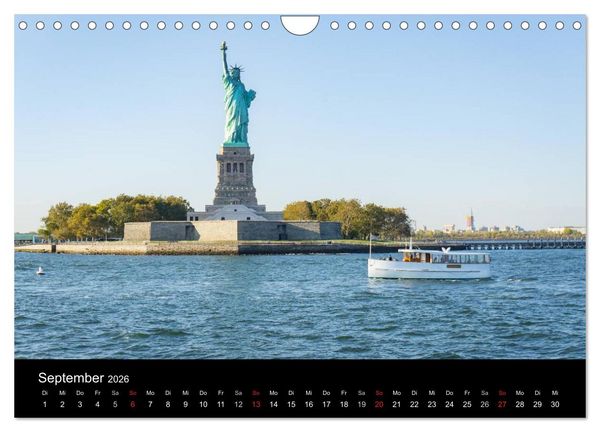 Produktbild: Herbst in New York (Wandkalender 2026 DIN A4 quer), CALVENDO Monatskalender