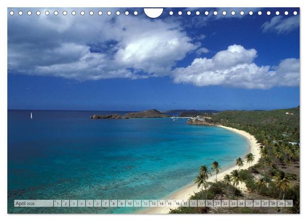 Produktbild: Trauminseln Karibik Christian Heeb (Wandkalender 2026 DIN A4 quer), CALVENDO Monatskalender