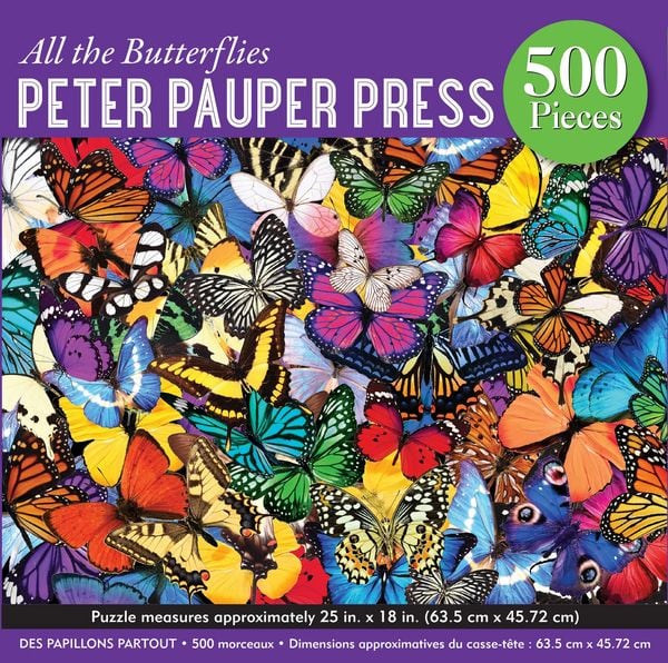 Produktbild: All the Butterflies 500 Piece Jigsaw Puzzle