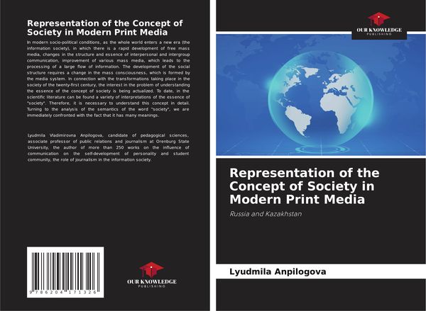Produktbild: Representation of the Concept of Society in Modern Print Media