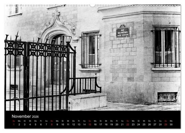 Produktbild: Streifzug durch Paris (Wandkalender 2026 DIN A2 quer), CALVENDO Monatskalender