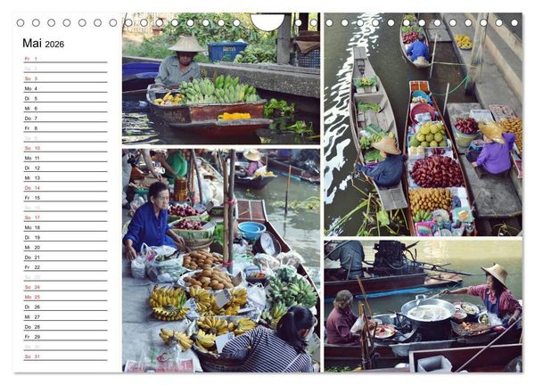 Produktbild: Das bunte Leben in Thailand (Wandkalender 2026 DIN A4 quer), CALVENDO Monatskalender