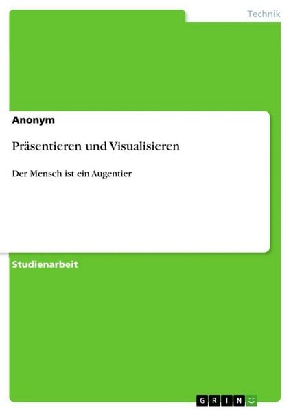 Produktbild: Pr&auml;sentieren und Visualisieren