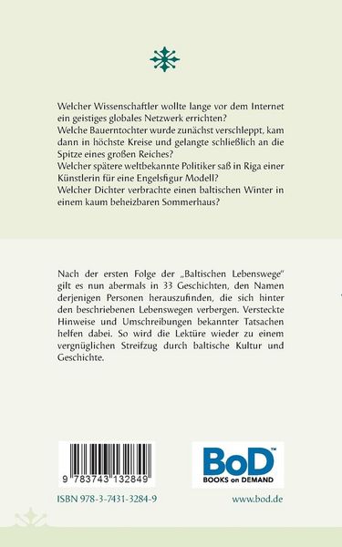 Produktbild: Baltische Lebenswege Neue Folge