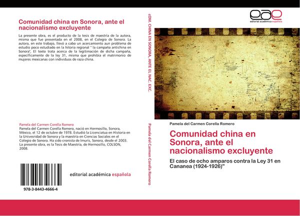 Produktbild: Comunidad china en Sonora, ante el nacionalismo excluyente