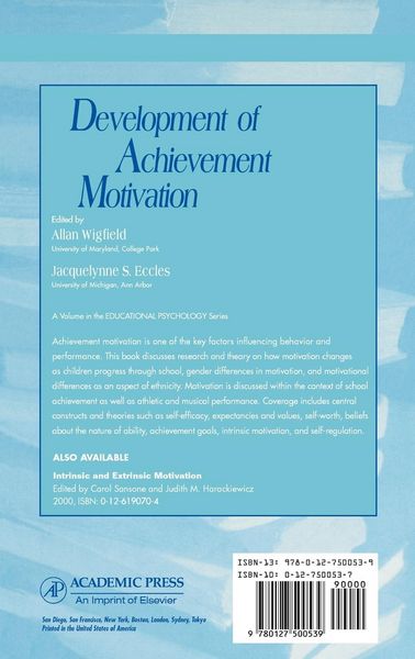 Produktbild: Devel Of Achievement Motivation