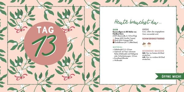 Produktbild: Mini-Amigurumis Adventskalender - Weihnachten im Wald