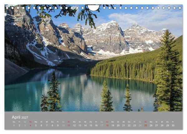 Produktbild: Rocky Mountains 2027 (Wandkalender 2027 DIN A4 quer), CALVENDO Monatskalender
