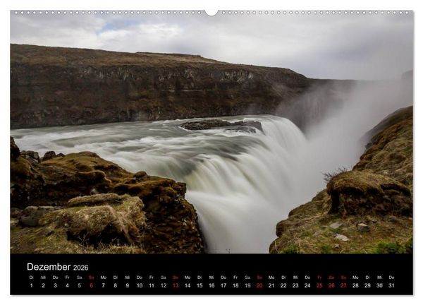 Produktbild: Island &ndash; Wunder aus Wasser (Wandkalender 2026 DIN A2 quer), CALVENDO Monatskalender