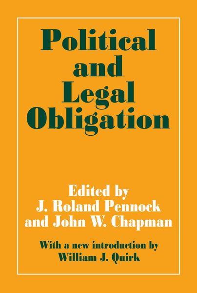 Produktbild: Political and Legal Obligation