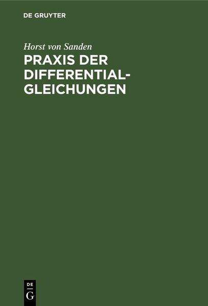 Produktbild: Praxis der Differentialgleichungen