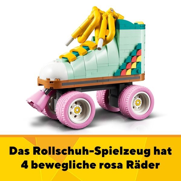 Produktbild: LEGO Creator 3in1 31148 Rollschuh, Spielzeug mit Skateboard und Boombox