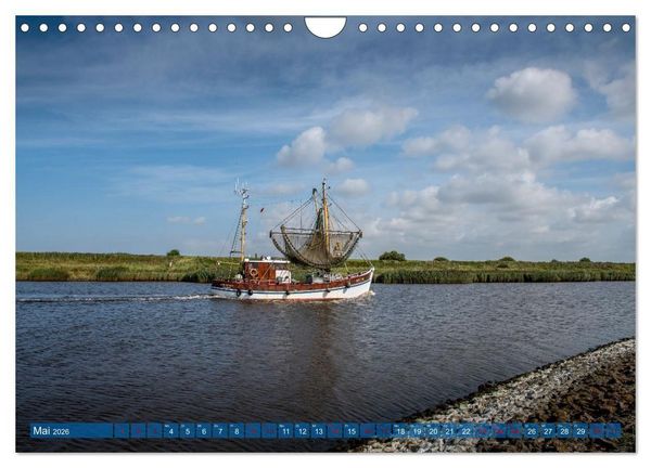 Produktbild: Greetsiel, die ostfriesische Perle und seine Umgebung (Wandkalender 2026 DIN A4 quer), CALVENDO Monatskalender