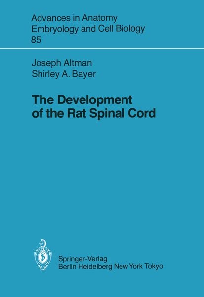 Produktbild: The Development of the Rat Spinal Cord
