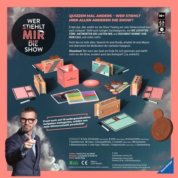 Produktbild: Wer stiehlt mir die Show? - Gesellschaftsspiel & Brettspiel ab 10 Jahre