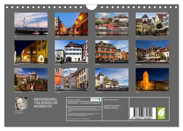 Produktbild: MEERSBURG - ITALIENISCHE MOMENTE (Wandkalender 2026 DIN A4 quer), CALVENDO Monatskalender