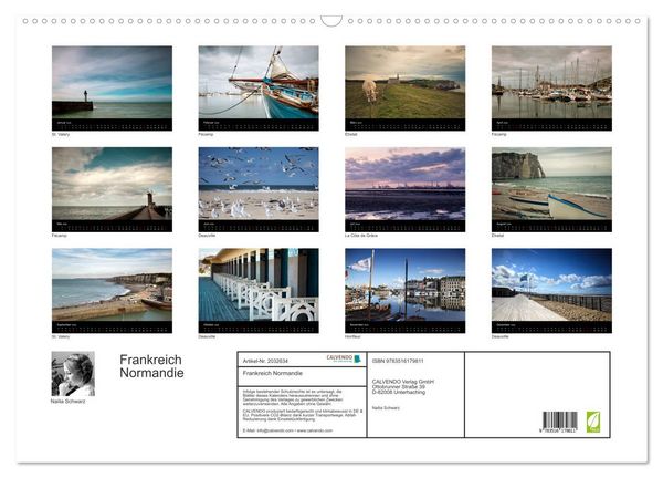 Produktbild: Frankreich Normandie (Wandkalender 2026 DIN A2 quer), CALVENDO Monatskalender