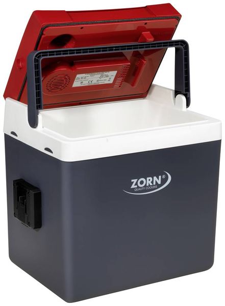ZORN Cooler Z 26 LNE PX Kühlbox & Heizbox EEK: E Thermoelektrisch 230 V, 12 V Weiß-Rot, Grau 25 l
