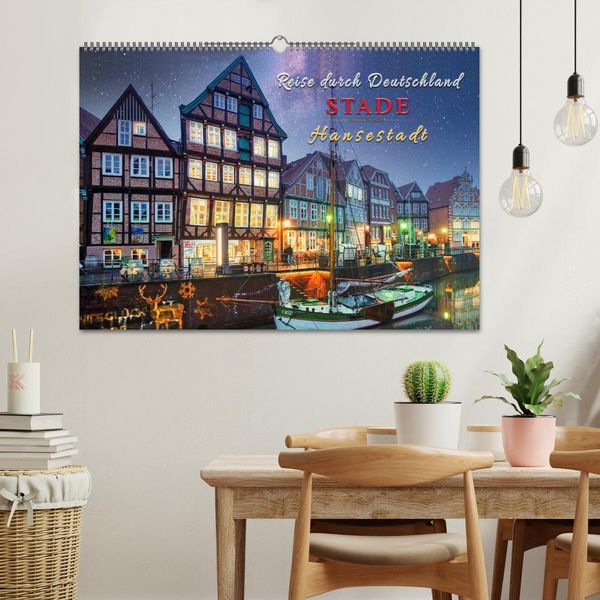 Produktbild: Reise durch Deutschland - Hansestadt Stade (Wandkalender 2026 DIN A2 quer), CALVENDO Monatskalender