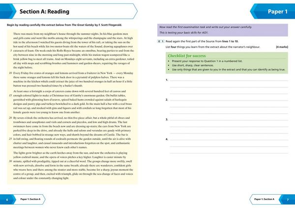 Produktbild: Collins GCSE 9-1 Revision - Aqa GCSE 9-1 English Language Exam Practice Workbook for Grade 5
