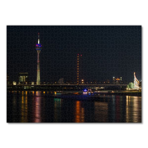 Produktbild: Lais Puzzle D&uuml;sseldorf bei Nacht 1000 Teile