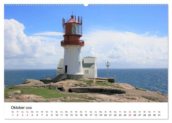 Produktbild: S&uuml;dnorwegen - von Kristiansand bis Stavanger (hochwertiger Premium Wandkalender 2026 DIN A2 quer), Kunstdruck in Hochglanz