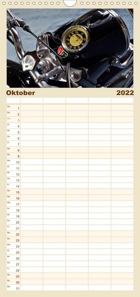 Produktbild: Familienplaner BMW R69S (Wandkalender 2022 , 21 cm x 45 cm, hoch)