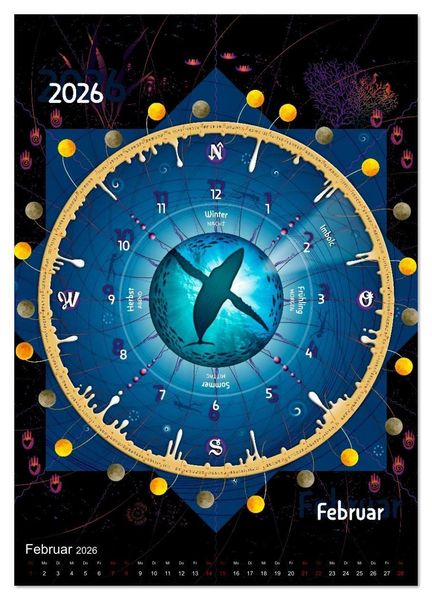 Produktbild: Jahreskreise (Wandkalender 2026 DIN A3 hoch), CALVENDO Monatskalender