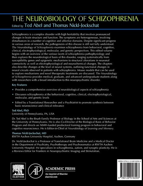 Produktbild: Neurobiology of Schizophrenia