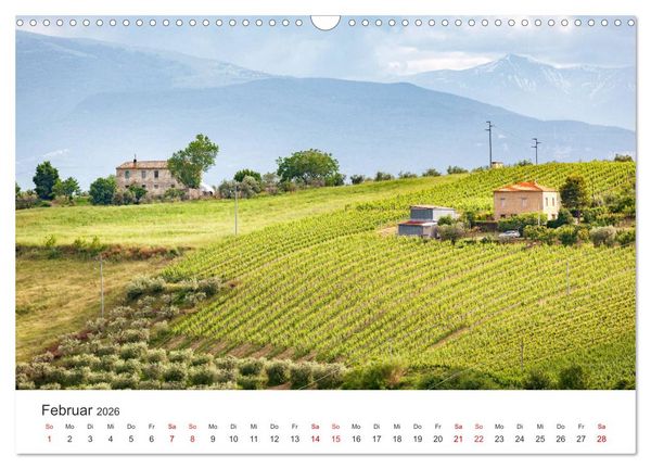 Produktbild: Die Marken - Italien wo es am sch&ouml;nsten ist (Wandkalender 2026 DIN A3 quer), CALVENDO Monatskalender