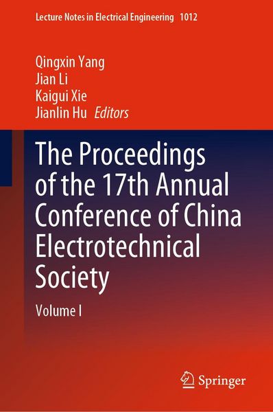 Produktbild: The Proceedings of the 17th Annual Conference of China Electrotechnical Society