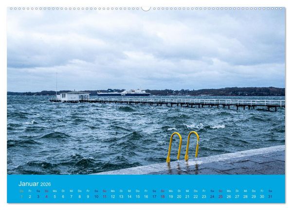 Produktbild: An der Kieler F&ouml;rde (hochwertiger Premium Wandkalender 2026 DIN A2 quer), Kunstdruck in Hochglanz