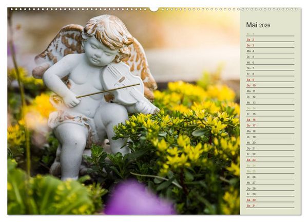 Produktbild: Engel - Begleiter f&uuml;r jeden Tag (Wandkalender 2026 DIN A2 quer), CALVENDO Monatskalender