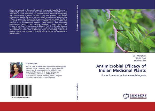 Produktbild: Antimicrobial Efficacy of Indian Medicinal Plants