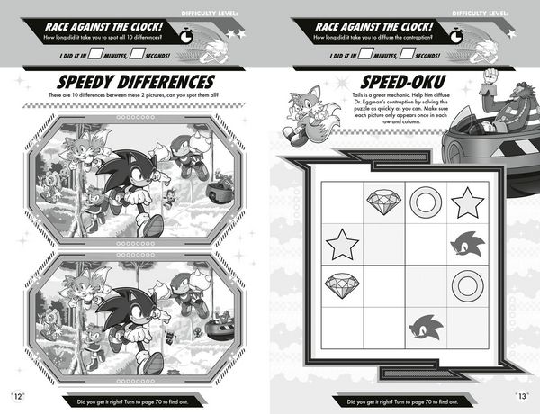 Produktbild: Sonic the Hedgehog Gotta Go Fast Puzzle Book