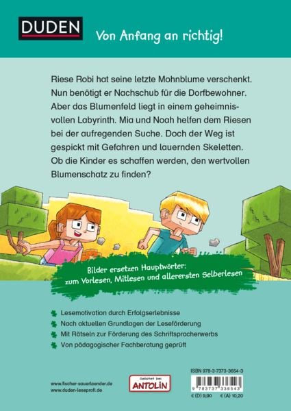 Produktbild: Duden Leseprofi &ndash; Mit Bildern lesen lernen: Der Schatz im Labyrinth