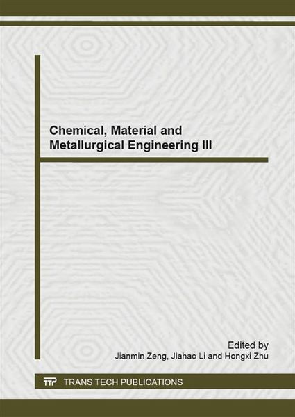 Produktbild: Chemical, Material and Metallurgical Engineering III