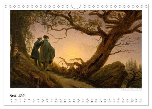 Produktbild: Im Mondschein. Malerische stille Nacht - Kunstkalender (Wandkalender 2027 DIN A4 quer), CALVENDO Monatskalender