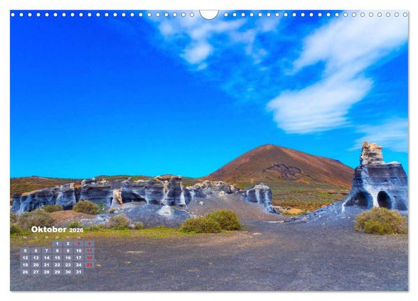 Produktbild: Lanzarote - Land der schwarzen Erde (Wandkalender 2026 DIN A3 quer), CALVENDO Monatskalender