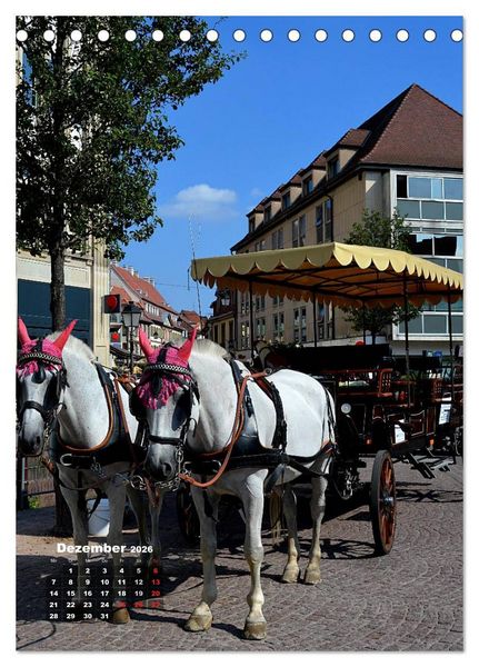 Produktbild: Colmar - Zauberhafte Stadt im Elsass (Tischkalender 2026 DIN A5 hoch), CALVENDO Monatskalender