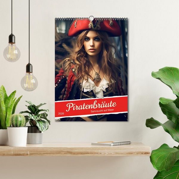 Produktbild: Piratenbr&auml;ute Sehnsucht auf Meer (Wandkalender 2026 DIN A3 hoch), CALVENDO Monatskalender