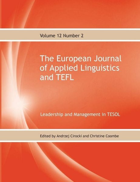 Produktbild: The European Journal of Applied Linguistics and TEFL Volume 12 Number 2