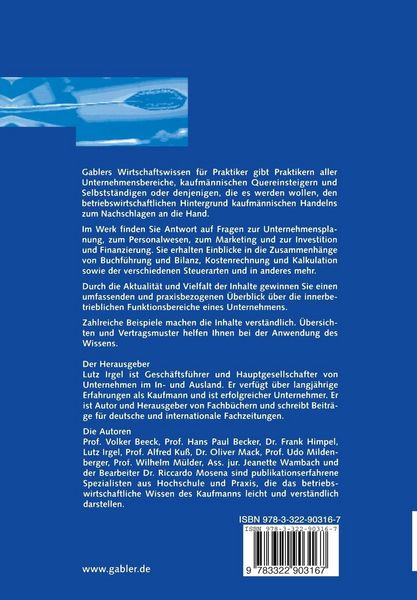 Produktbild: Gablers Wirtschaftswissen f&uuml;r Praktiker