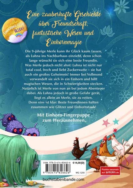 Zwei wie Glitzer und Einhornstaub - Meine Freundin mit dem großen Geheimnis