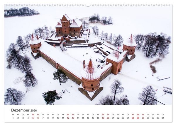 Produktbild: Litauen - Eine unvergessliche Reise ins Baltikum. (hochwertiger Premium Wandkalender 2026 DIN A2 quer), Kunstdruck in Hochglanz