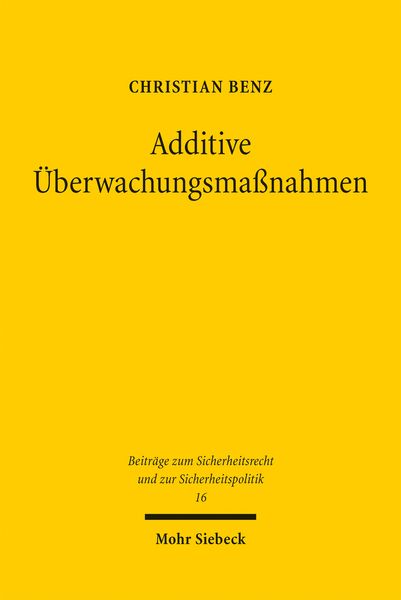 Produktbild: Additive &Uuml;berwachungsma&szlig;nahmen