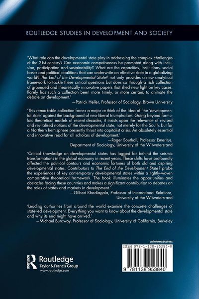 Produktbild: The End of the Developmental State?