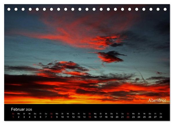 Produktbild: Wolken-Kunstwerke (Tischkalender 2026 DIN A5 quer), CALVENDO Monatskalender