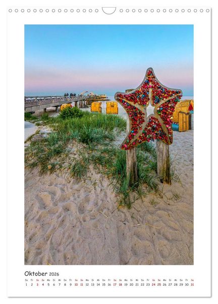 Produktbild: L&uuml;becker Bucht Seeb&auml;der an der Ostsee (Wandkalender 2026 DIN A3 hoch), CALVENDO Monatskalender