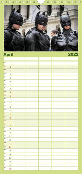 Produktbild: Familienplaner New York City Impressionen / Geburtstagskalender (Wandkalender 2022 , 21 cm x 45 cm, hoch)